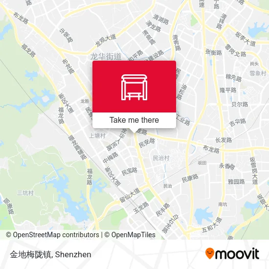 金地梅陇镇 map