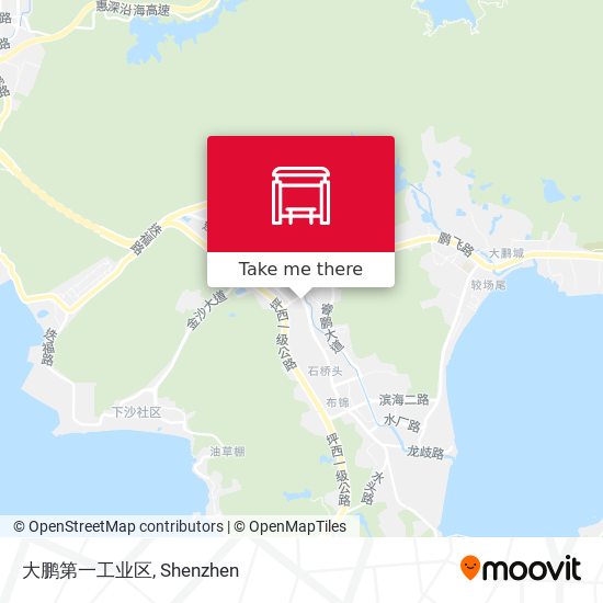 大鹏第一工业区 map