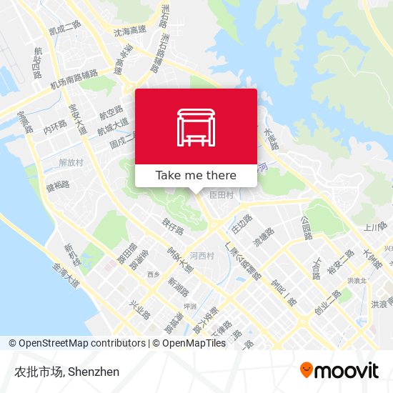 农批市场 map
