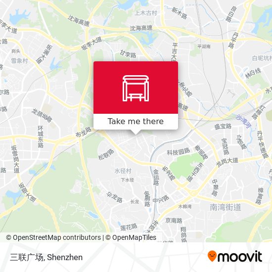 三联广场 map