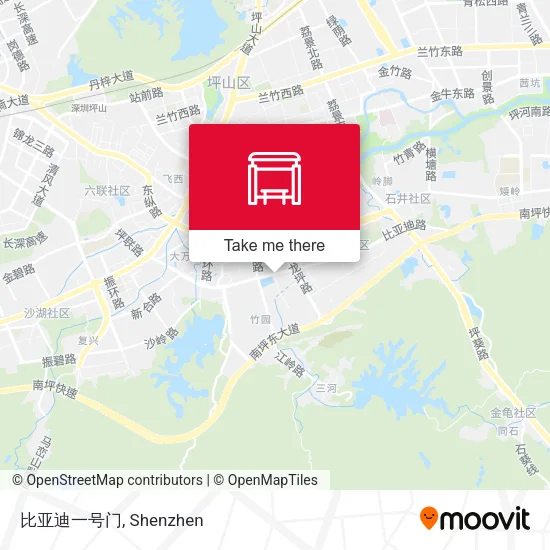 比亚迪一号门 map