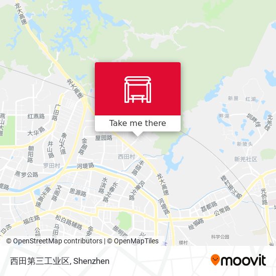 西田第三工业区 map