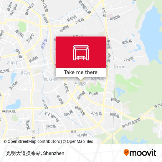 光明大道换乘站 map