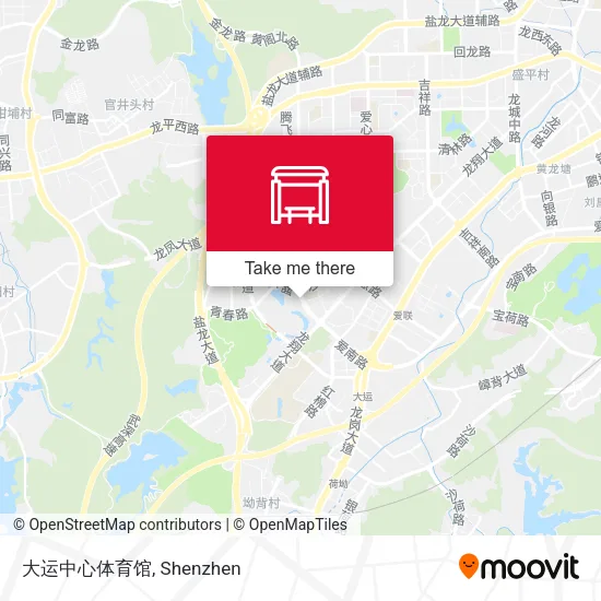 大运中心体育馆 map