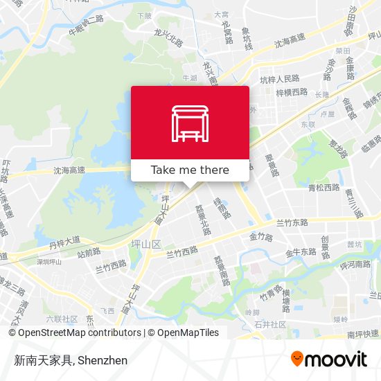 新南天家具 map
