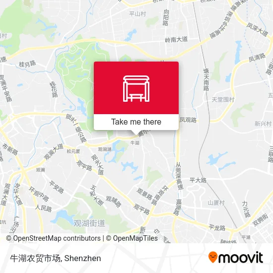 牛湖农贸市场 map