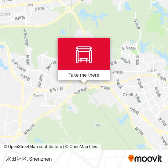 水田社区 map