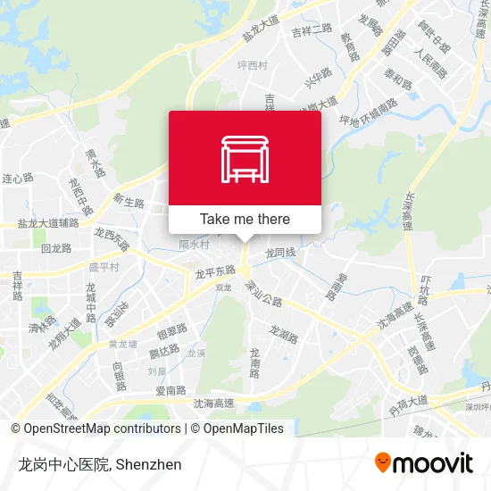 龙岗中心医院 map