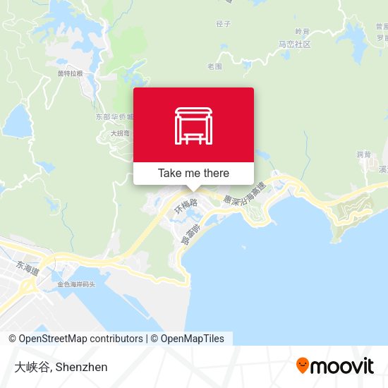 大峡谷 map