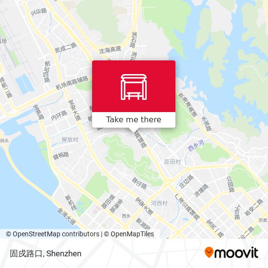 固戍路口 map