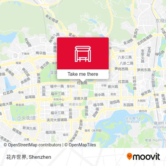 花卉世界 map