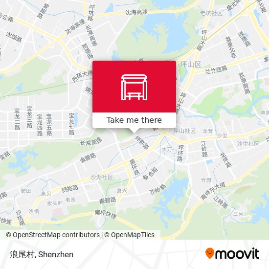 浪尾村 map