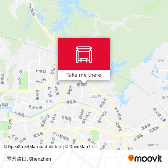 屋园路口 map