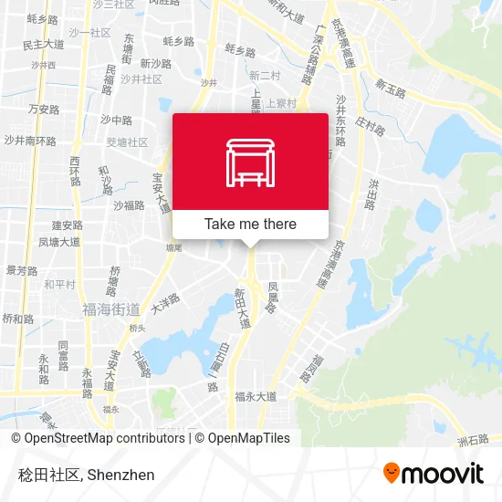 稔田社区 map