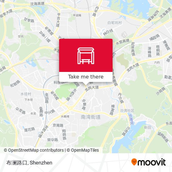 布澜路口 map