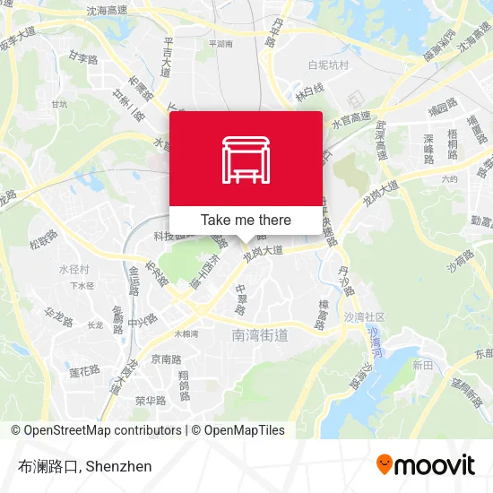 布澜路口 map