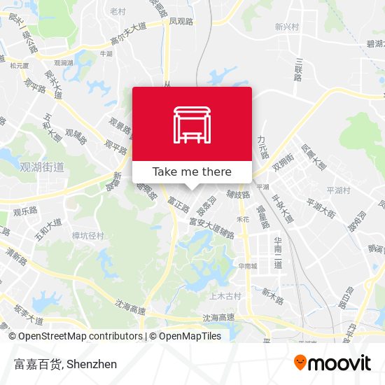 富嘉百货 map