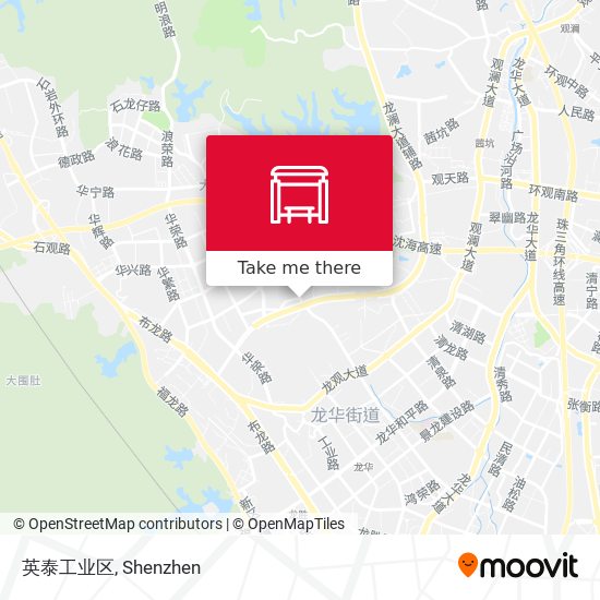 英泰工业区 map