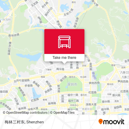 梅林三村东 map