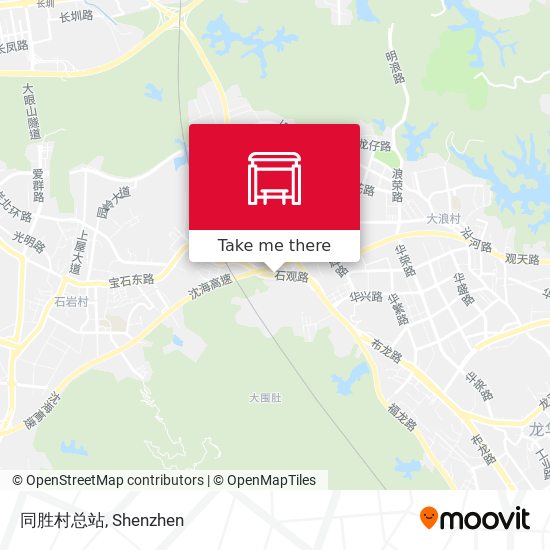 同胜村总站 map