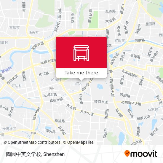 陶园中英文学校 map