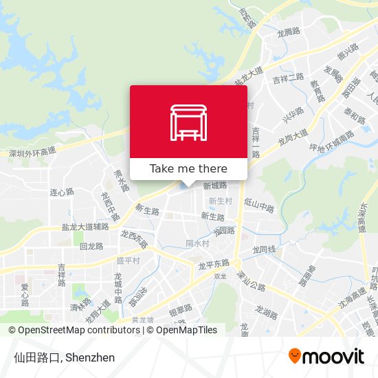 仙田路口 map