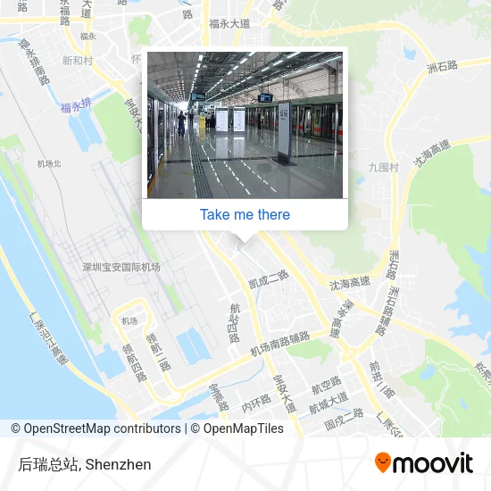 后瑞总站 map
