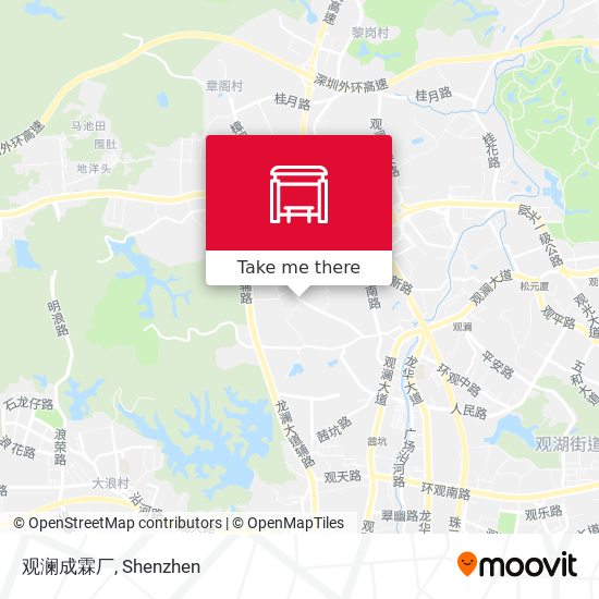 观澜成霖厂 map