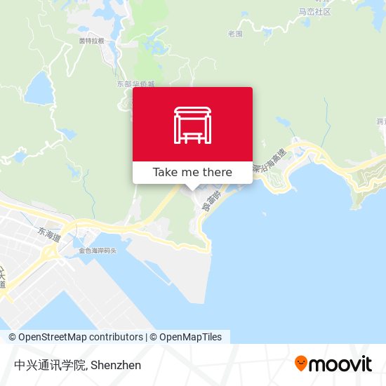 中兴通讯学院 map