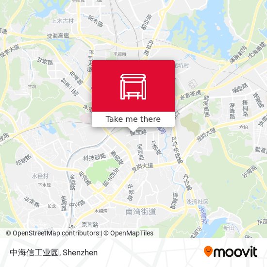 中海信工业园 map