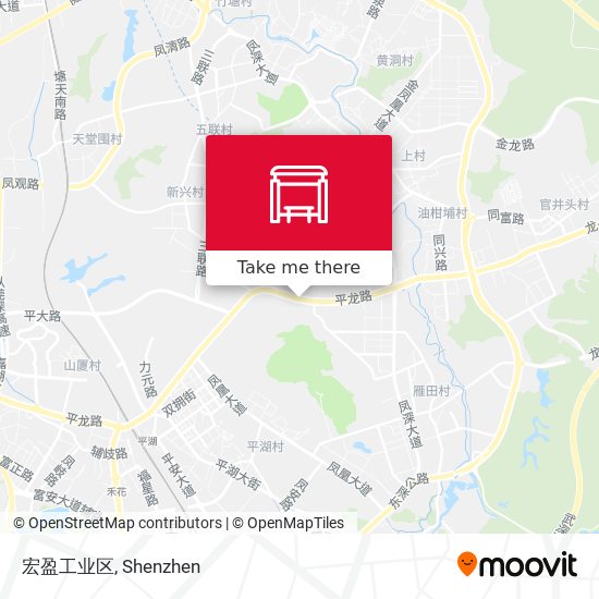 宏盈工业区 map