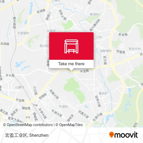 宏盈工业区 map