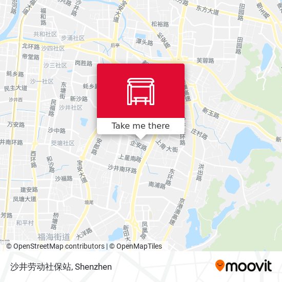 沙井劳动社保站 map