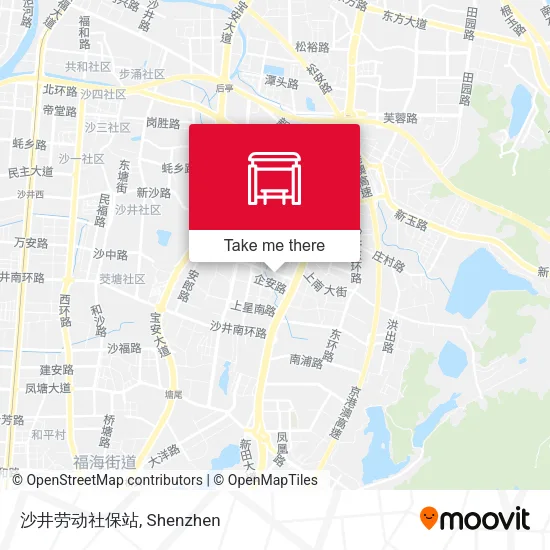 沙井劳动社保站 map