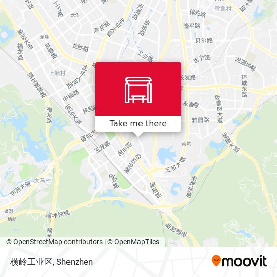 横岭工业区 map