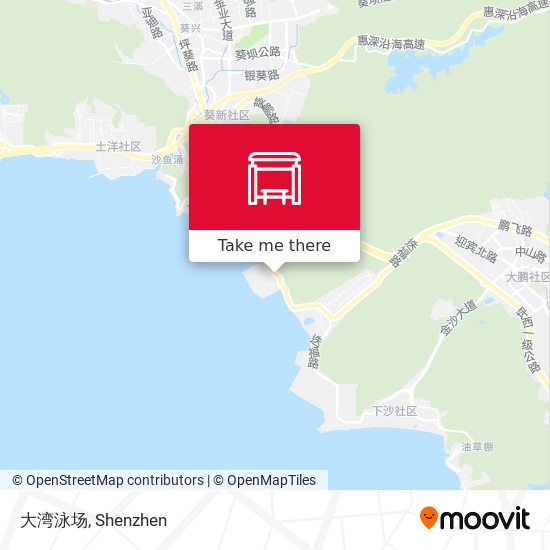大湾泳场 map