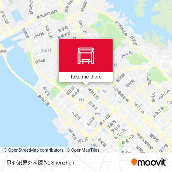 昆仑泌尿外科医院 map