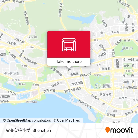 东海实验小学 map