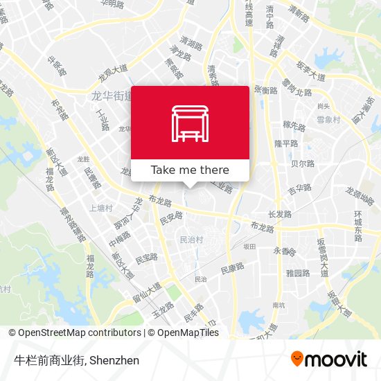 牛栏前商业街 map