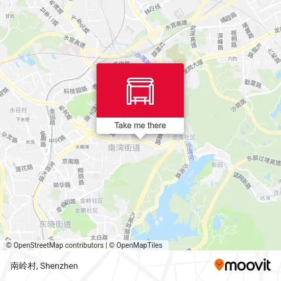 南岭村 map