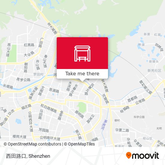 西田路口 map