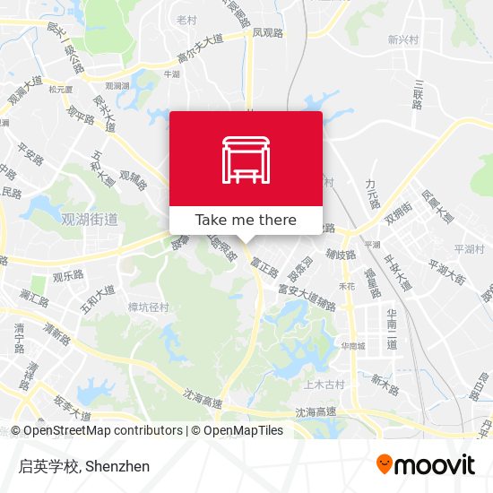 启英学校 map