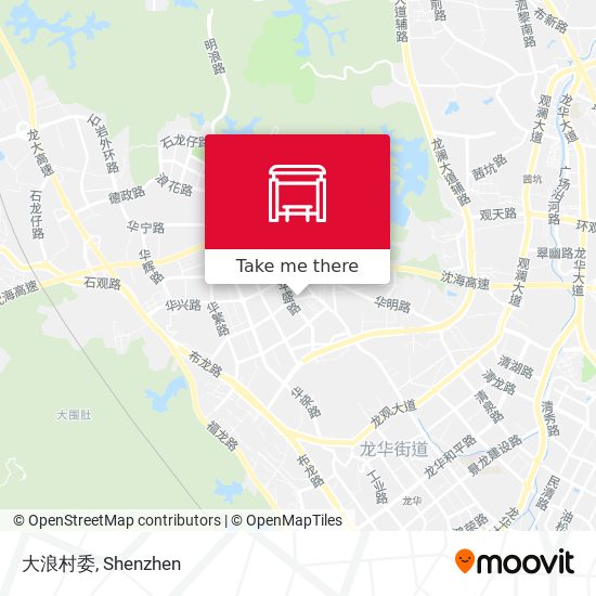 大浪村委 map