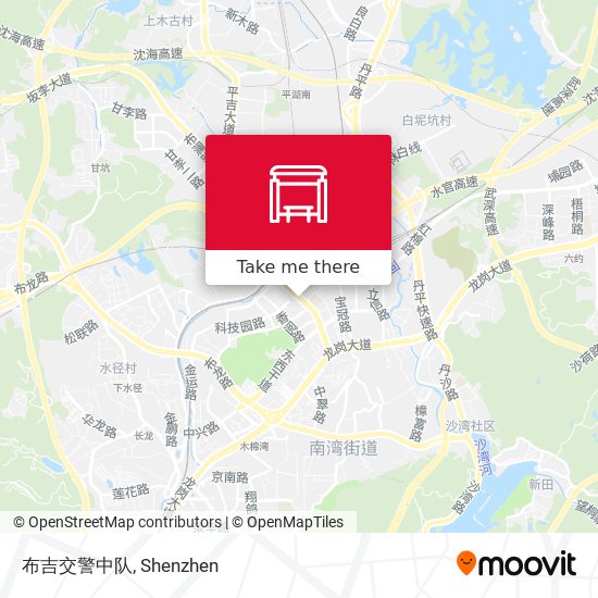 布吉交警中队 map