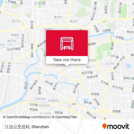 江边公交总站 map