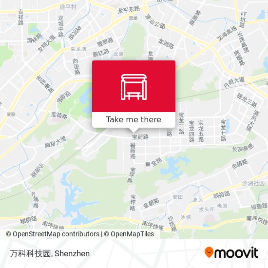 万科科技园 map