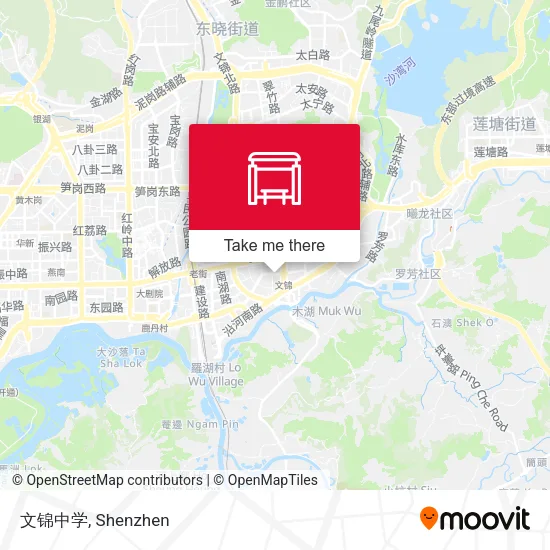 文锦中学 map