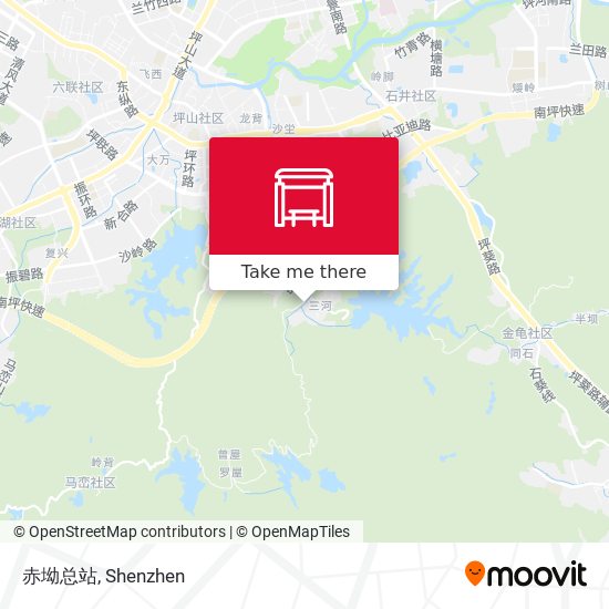 赤坳总站 map