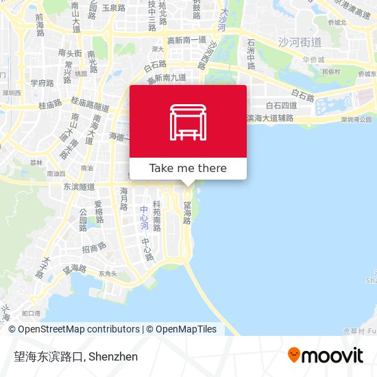 望海东滨路口 map
