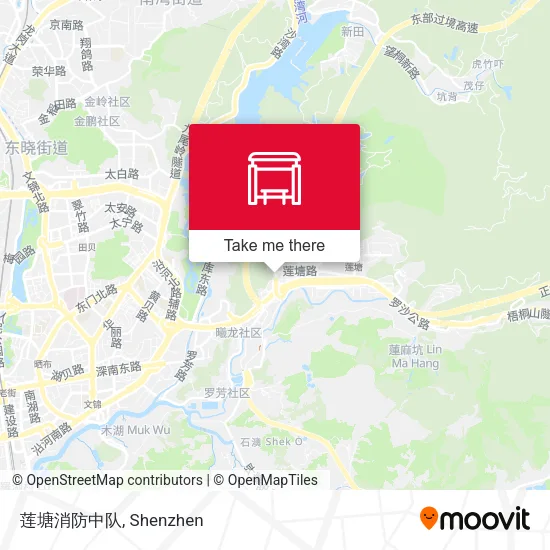 莲塘消防中队 map